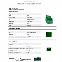 1.14 Ct. Emerald from Colombia - Muzo Pdf